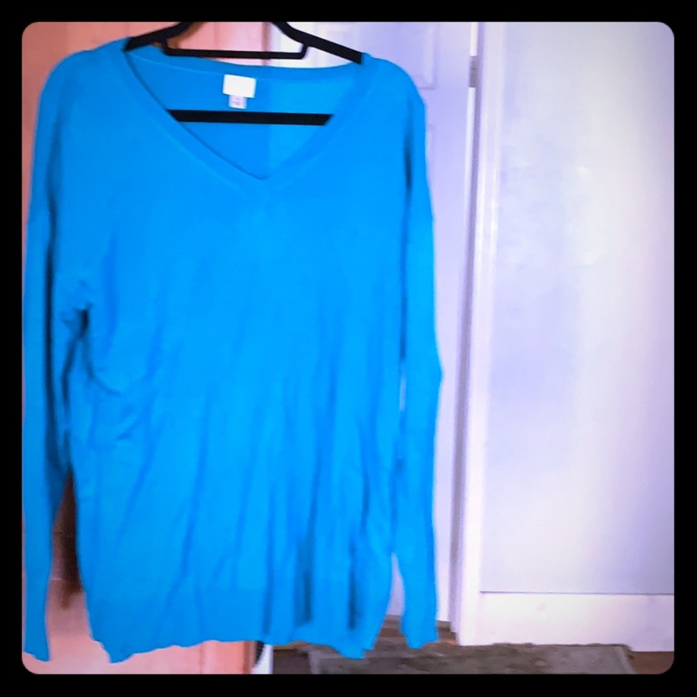 Turquoise sweater